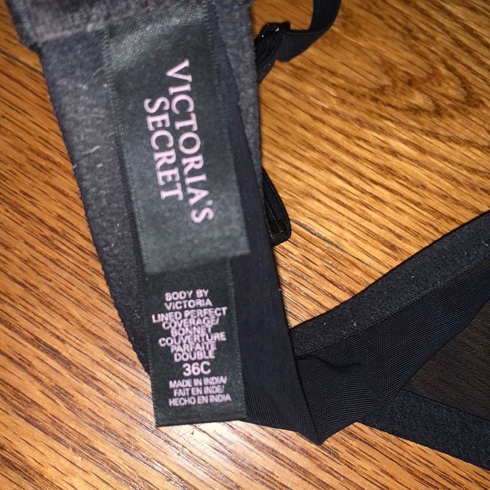 Victorias Secret 36C Black Lace Bra - Picture 4 of 5